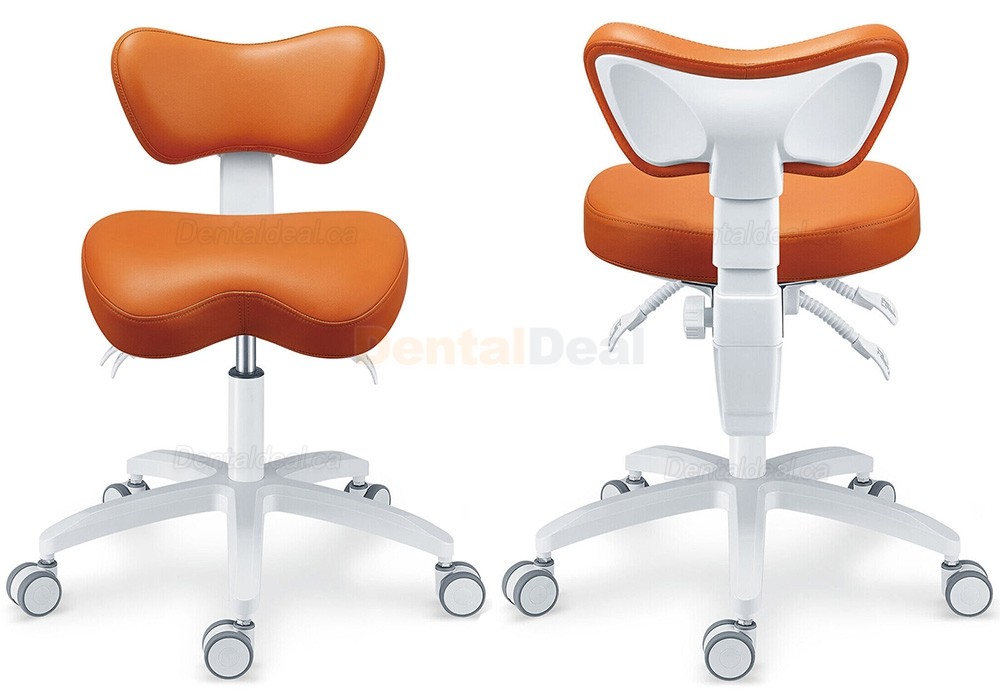TYTC PLST-060 Ergonomic Dental Operator Assistant Chair Dentist Stool with Backrest Adjustable